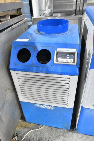 Global Industrial Metal Portable Air Conditioner on Commercial Casters. 208/230 Volts, 1 Phase.