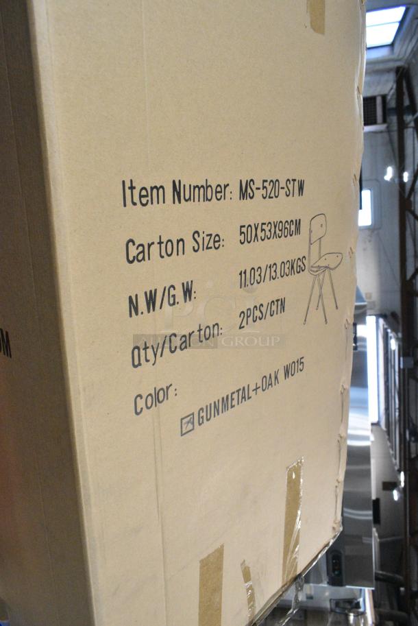 BRAND NEW SCRATCH AND DENT! MS-520-STW Metal Chair. - Image 3 of 3