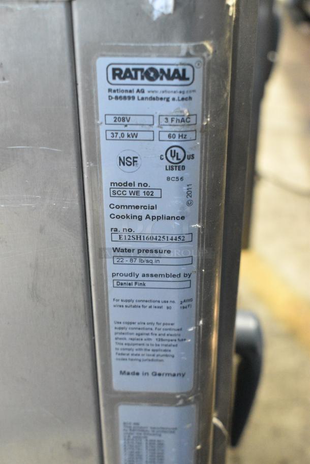 2016 Rational SCC WE 102 SelfCooking Center 5 Senses Stainless Steel Commercial Electric Powered Combi Convection Oven. 208 Volts, 3 Phase. - Image 5 of 5