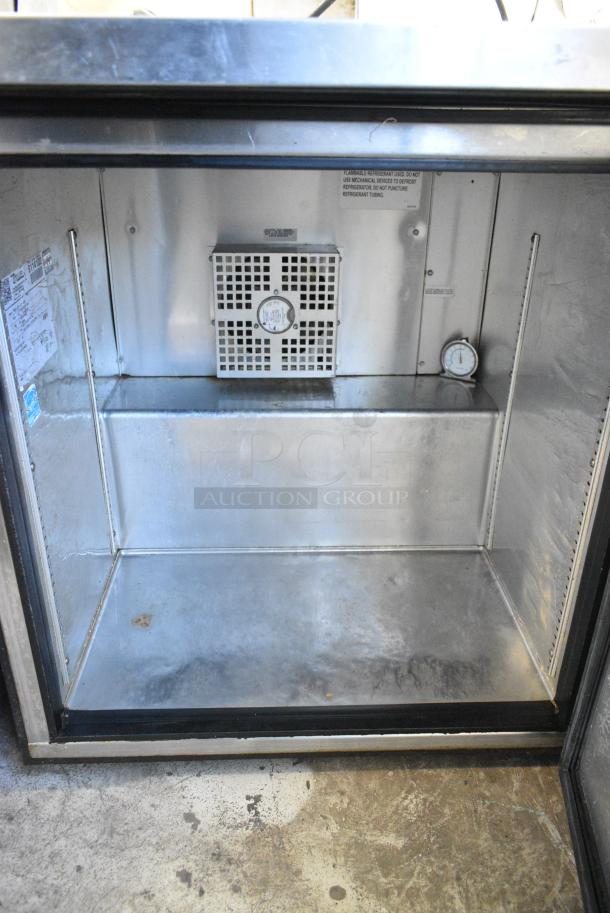 2017 True TUC-27-LP-HC Stainless Steel Commercial Single Door Undercounter Cooler on Commercial Casters. 115 Volts, 1 Phase. Tested and Working! - Image 4 of 5
