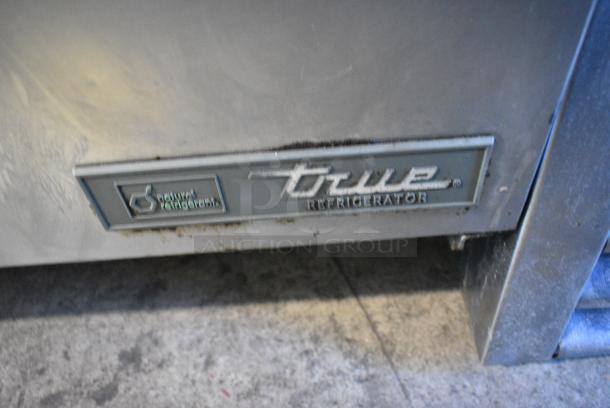 2017 True TSSU-27-08-HC Stainless Steel Commercial Sandwich Salad Prep Table Bain Marie Mega Top on Commercial Casters. 115 Volts, 1 Phase. Tested and Working! - Image 2 of 6