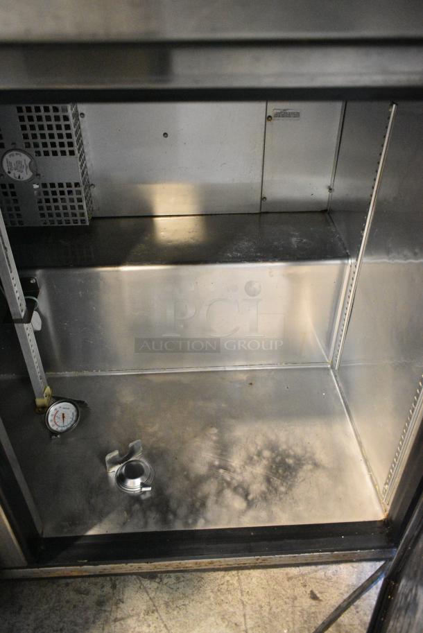 2017 True TUC-48-LP-HC Stainless Steel Commercial 2 Door Undercounter Cooler on Commercial Casters. 115 Volts, 1 Phase. Tested and Powers On But Does Not Get Cold - Image 5 of 6