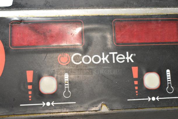 2017 CookTek MC3502F Stainless Steel Commercial Electric Powered 2 Burner Induction Range. 200-240 Volts, 1 Phase. - Image 2 of 5