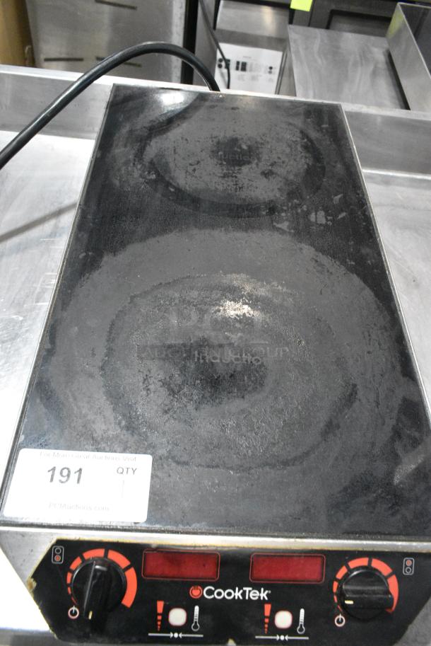 2017 CookTek MC3502F Stainless Steel Commercial Electric Powered 2 Burner Induction Range. 200-240 Volts, 1 Phase. - Image 4 of 5