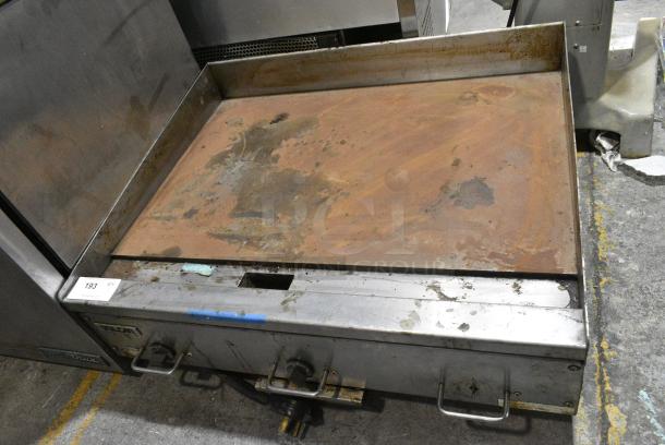 Vulcan Stainless Steel Commercial Countertop Electric Powered Flat Top Griddle. 208/240 Volts, 3 Phase. - Image 1 of 4