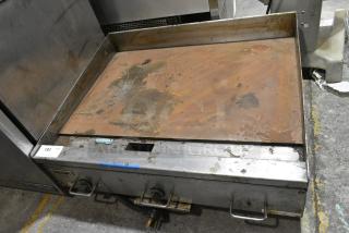 Vulcan Stainless Steel Commercial Countertop Electric Powered Flat Top Griddle. 208/240 Volts, 3 Phase.