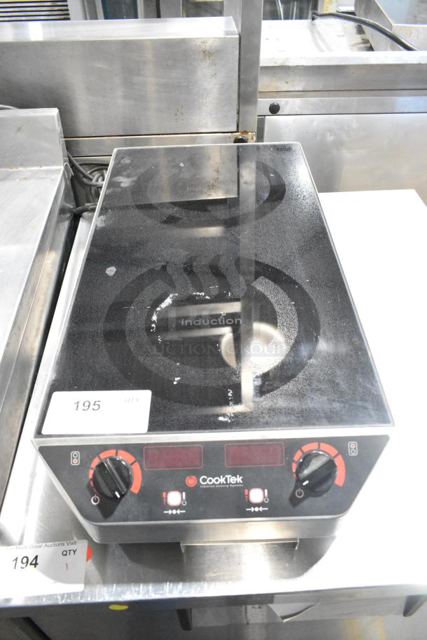 2019 CookTek MC3502F Stainless Steel Commercial Electric Powered 2 Burner Induction Range. 200-240 Volts, 1 Phase. - Image 1 of 5