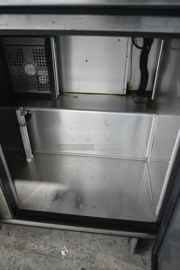 2018 True TWT-48-HC Stainless Steel Commercial 2 Door Work Top Cooler on Commercial Casters. 115 Volts, 1 Phase. Tested and Powers On But Does Not Get Cold - Image 5 of 6