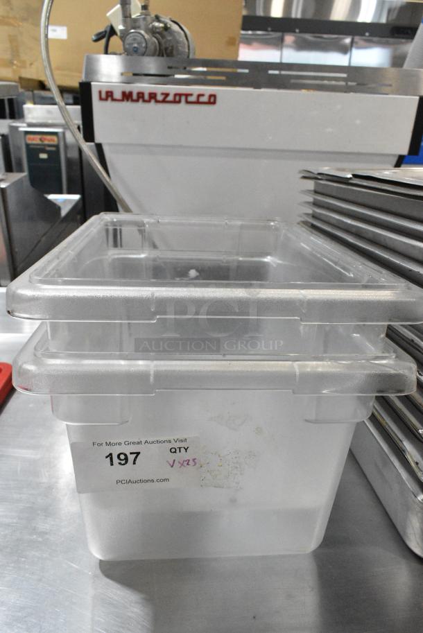 23 Various Items Including Stainless Steel 1/2 Size Drop In Bins, Poly Bins and Lids. 23 Times Your Bid! - Image 3 of 6