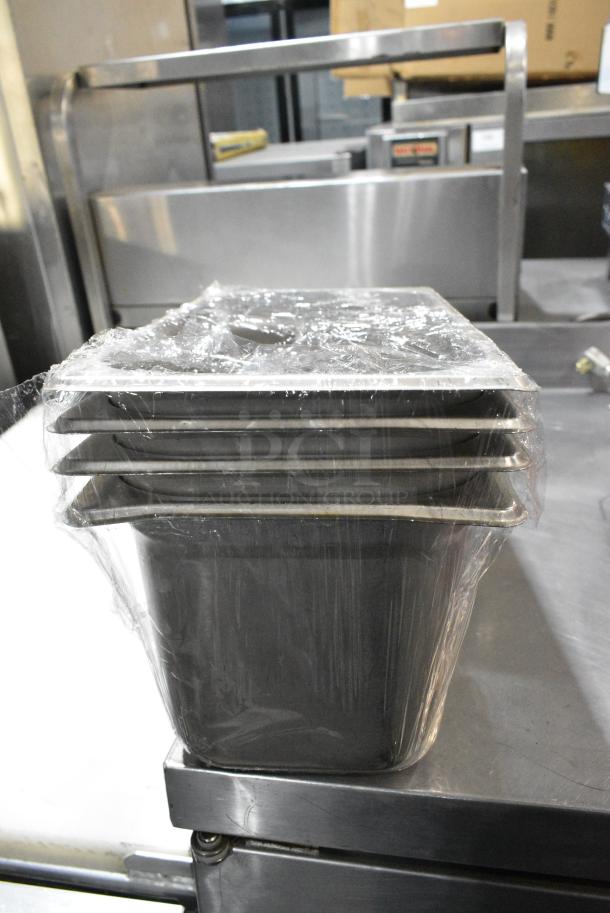 23 Various Items Including Stainless Steel 1/2 Size Drop In Bins, Poly Bins and Lids. 23 Times Your Bid! - Image 4 of 6