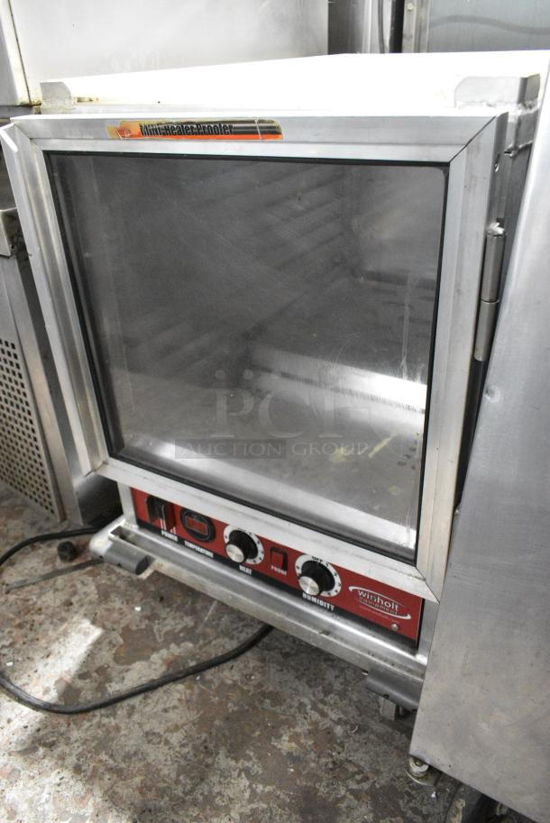 WinHolt NHPL-1810/HH-CA/LC Metal Commercial Heated Holding Cabinet on Commercial Casters. 120 Volts, 1 Phase. Tested and Powers On But Does Not Get Warm - Image 1 of 8