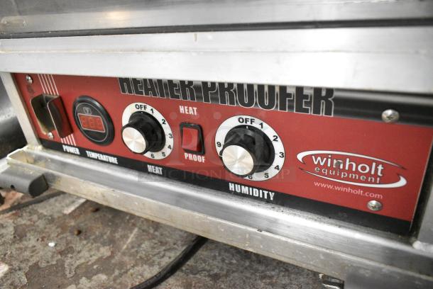 WinHolt NHPL-1810/HH-CA/LC Metal Commercial Heated Holding Cabinet on Commercial Casters. 120 Volts, 1 Phase. Tested and Powers On But Does Not Get Warm - Image 4 of 8
