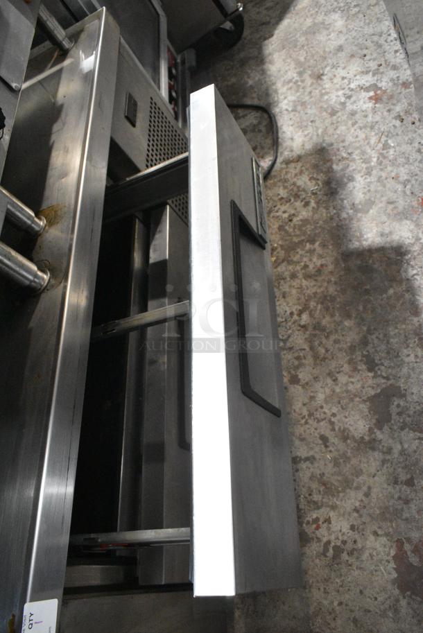 2019 True TRCB-48 Stainless Steel Commercial 2 Drawer Chef Base on Commercial Casters. 115 Volts, 1 Phase. Tested and Working! - Image 4 of 9