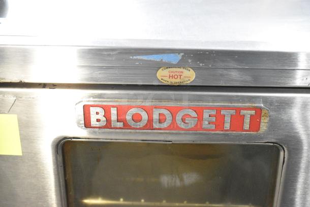 2019 Blodgett CTB-1 Stainless Steel Commercial Electric Powered Half Size Convection Oven w/ View Through Door, Metal Oven Racks and Thermostatic Controls on Commercial Casters. 208-240 Volts, 3 Phase. - Image 3 of 7