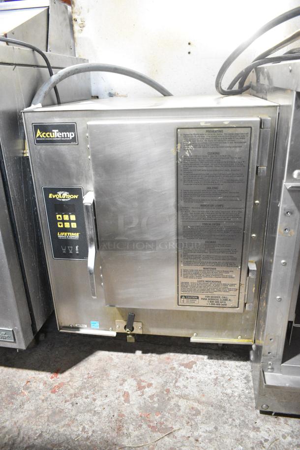2019 AccuTemp E62081E06000250 Stainless Steel Commercial Electric Powered Single Deck Steam Cabinet. 208 Volts, 1 Phase. - Image 1 of 5