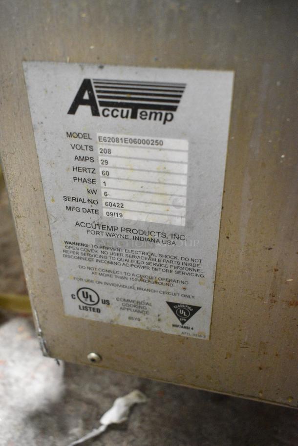 2019 AccuTemp E62081E06000250 Stainless Steel Commercial Electric Powered Single Deck Steam Cabinet. 208 Volts, 1 Phase. - Image 5 of 5