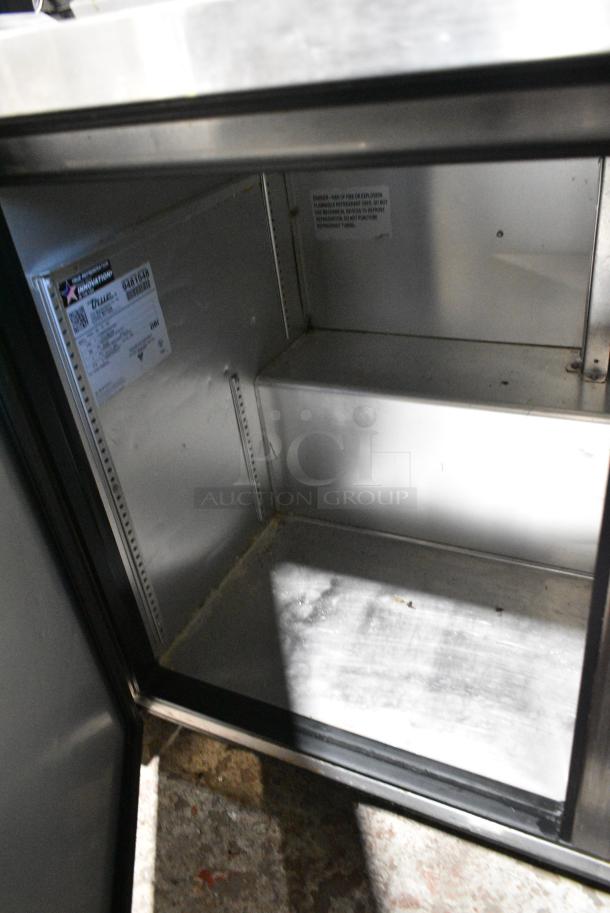 2018 True TSSU-48-12-HC Stainless Steel Commercial Sandwich Salad Prep Table Bain Marie Mega Top on Commercial Casters. 115 Volts, 1 Phase. Tested and Working! - Image 6 of 8