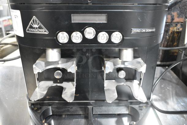 Mahlkonig K30 TWIN Metal Commercial Countertop Double Hopper Espresso Bean Grinder. 115 Volts, 1 Phase. Tested and Working! - Image 3 of 6