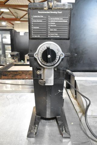 Mahlkonig K32S10 Metal Commercial Countertop Coffee Bean Grinder. 115 Volts, 1 Phase. Tested and Working!