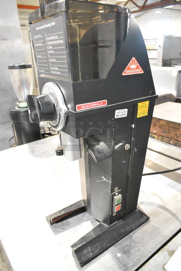 Mahlkonig K32S10 Metal Commercial Countertop Coffee Bean Grinder. 115 Volts, 1 Phase. Tested and Working! - Image 4 of 7