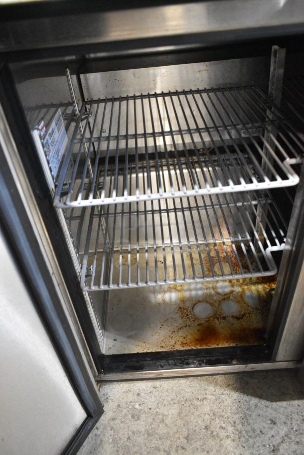 2017 True TUC-36-LP Stainless Steel Commercial 2 Door Work Top Cooler on Commercial Casters. 115 Volts, 1 Phase. Tested and Working! - Image 4 of 6