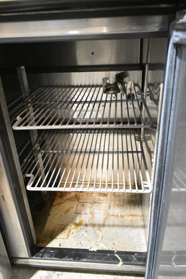 2017 True TUC-36-LP Stainless Steel Commercial 2 Door Work Top Cooler on Commercial Casters. 115 Volts, 1 Phase. Tested and Working! - Image 5 of 6