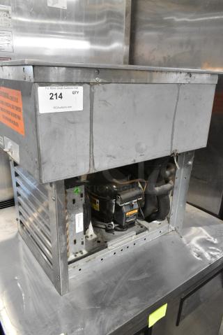 Duke ADI-1M-TC M Stainless Steel Commercial Cold Pan Drop In. 120 Volts, 1 Phase. Tested and Powers On But Does Not Get Cold