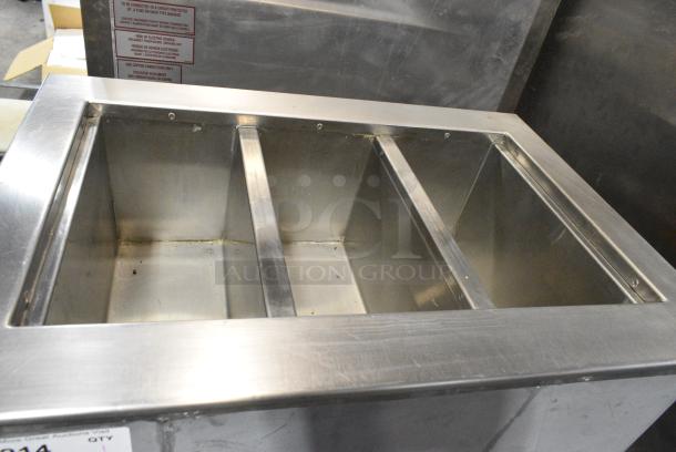 Duke ADI-1M-TC M Stainless Steel Commercial Cold Pan Drop In. 120 Volts, 1 Phase. Tested and Powers On But Does Not Get Cold - Image 4 of 8