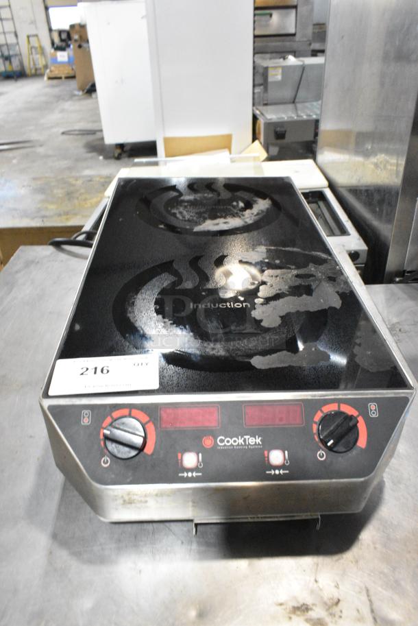 2019 CookTek MC3502F Stainless Steel Countertop 2 Burner Induction Range. 200-240 Volts, 1 Phase. - Image 1 of 6