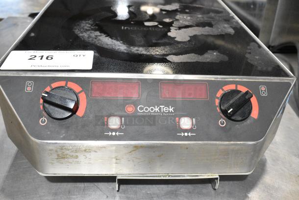 2019 CookTek MC3502F Stainless Steel Countertop 2 Burner Induction Range. 200-240 Volts, 1 Phase. - Image 3 of 6