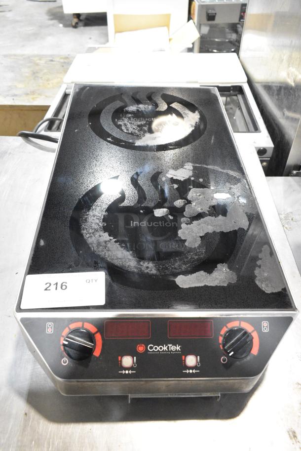 2019 CookTek MC3502F Stainless Steel Countertop 2 Burner Induction Range. 200-240 Volts, 1 Phase. - Image 5 of 6