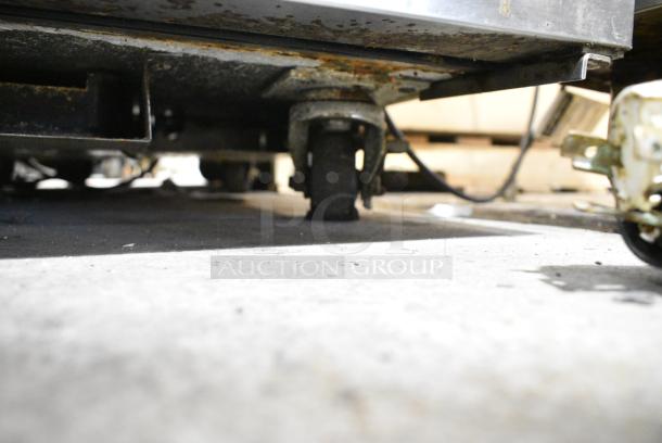 2017 True TSSU-27-08-HC Stainless Steel Commercial Prep Table on Commercial Casters. 115 Volts, 1 Phase. Tested and Working! - Image 3 of 7