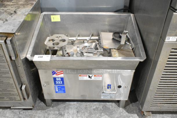 Daniels DG332 Stainless Steel Commercial Meat Grinder. 208 Volts, 3 Phase. - Image 1 of 8