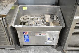 Daniels DG332 Stainless Steel Commercial Meat Grinder. 208 Volts, 3 Phase.