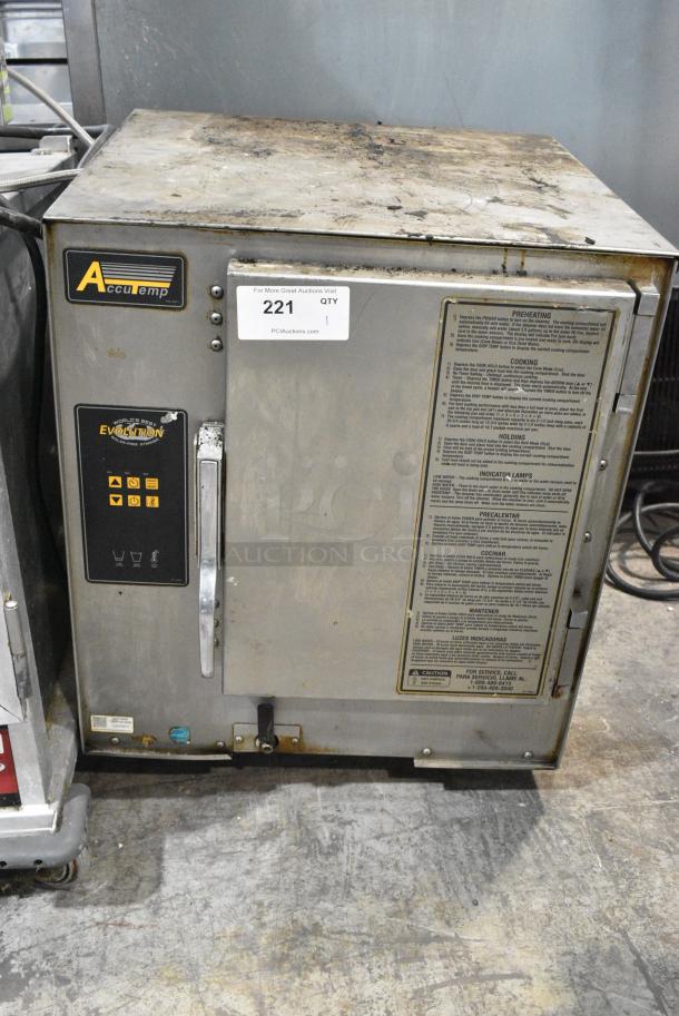 2017 AccuTemp E62081E06000250 Stainless Steel Commercial Electric Powered Single Deck Steam Cabinet. 208 Volts, 1 Phase. - Image 1 of 5