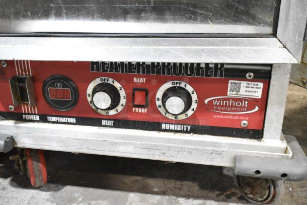 Winholt NHPL-1810-CA-LC-RCKT Metal Commercial Heated Holding Cabinet on Commercial Casters. 120 Volts, 1 Phase. Tested and Powers On But Does Not Get Warm - Image 4 of 6