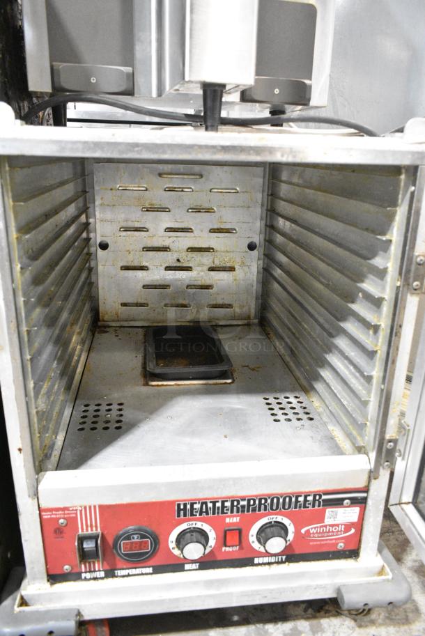 Winholt NHPL-1810-CA-LC-RCKT Metal Commercial Heated Holding Cabinet on Commercial Casters. 120 Volts, 1 Phase. Tested and Powers On But Does Not Get Warm - Image 5 of 6