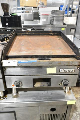 Garland Stainless Steel Commercial Countertop Electric Powered Flat Top Griddle. 208/240 Volts, 1 Phase.