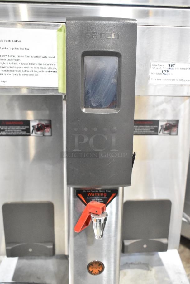 Fetco CBS-2132-XTS Stainless Steel Commercial Countertop Double Coffee Machine w/ Hot Water Dispenser. 200-240 Volts, 1 Phase. - Image 3 of 6