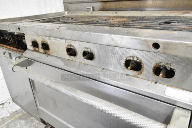 Hestan Stainless Steel Commercial Natural Gas Powered Flat top Griddle w/ 3 Burner Range, Pasta Cooker and Convection Oven on Commercial Casters. - Image 7 of 13