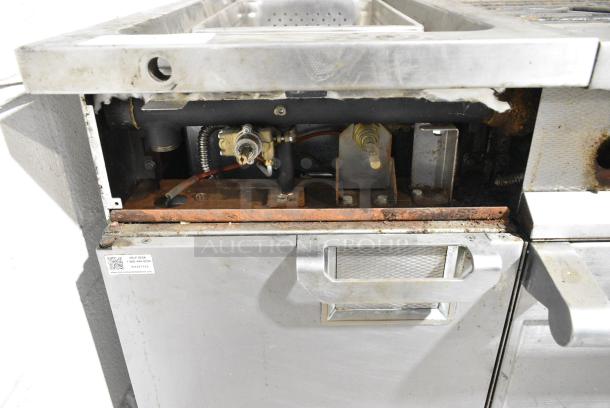 Hestan Stainless Steel Commercial Natural Gas Powered Flat top Griddle w/ 3 Burner Range, Pasta Cooker and Convection Oven on Commercial Casters. - Image 8 of 13