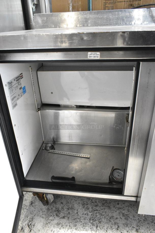 True TWT-72 Stainless Steel Commercial 3 Door Work Top Cooler on Commercial Casters. 115 Volts, 1 Phase. Tested and Does Not Power On - Image 4 of 7