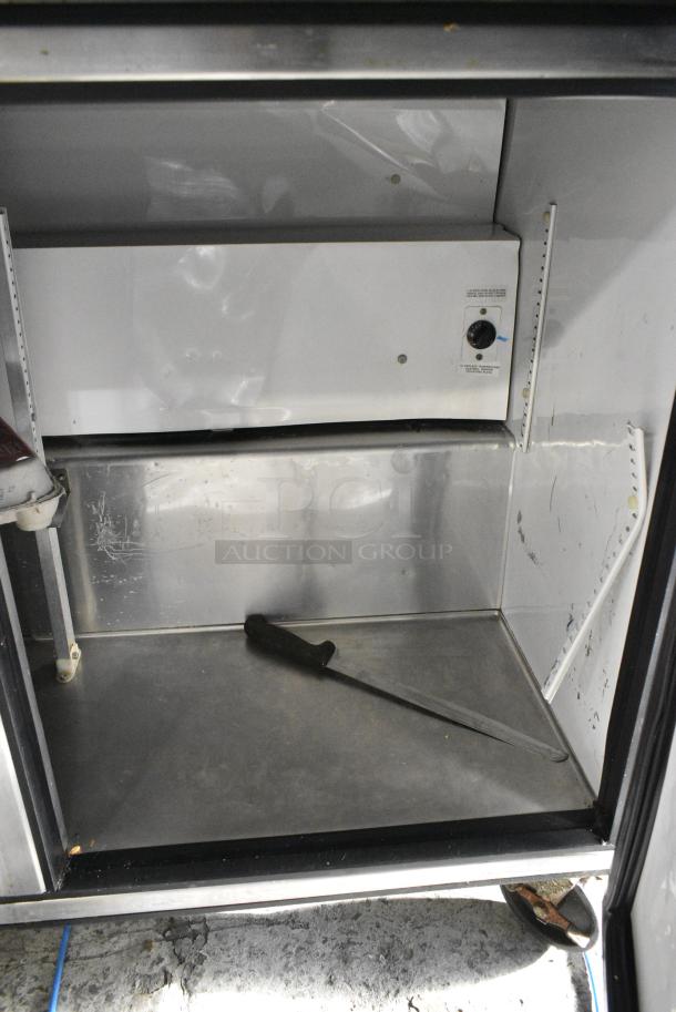 True TWT-72 Stainless Steel Commercial 3 Door Work Top Cooler on Commercial Casters. 115 Volts, 1 Phase. Tested and Does Not Power On - Image 6 of 7