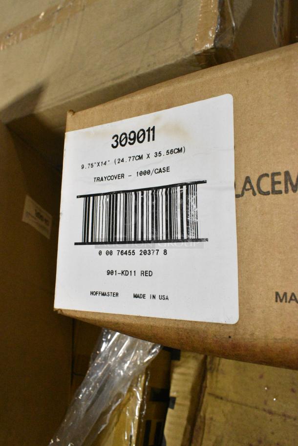 20 BRAND NEW! Boxes Including Fineline 18"x4" Round Pete Dome Lids, American Metalcraft FSR14 Faux Slate Round Peels, 309011 Tray Cover, Pacific 43024 Foam BW. 20 Times Your Bid! - Image 2 of 9