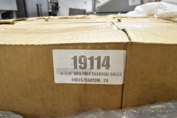 18 BRAND NEW! 19114 4-3/8" BPA Free Thermal Receipt Printer Rolls. 18 Times Your Bid! - Image 4 of 4