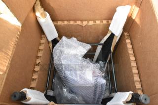 BRAND NEW SCRATCH AND DENT! Box of 2 Lancaster Table & Seating 164BMCACPDFR Bar Stool Distressed Copper Finish.