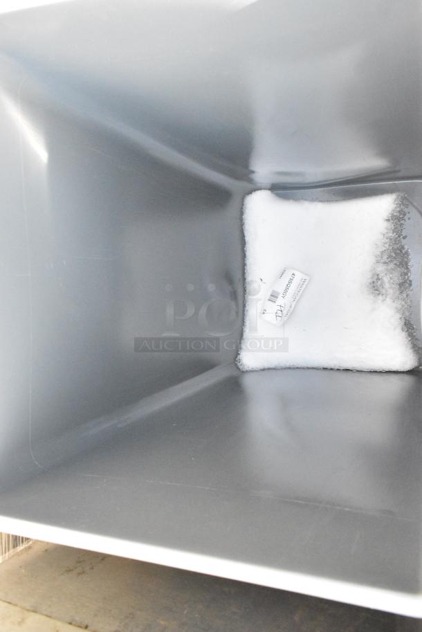 Poly Gray Trash Can - Image 2 of 3