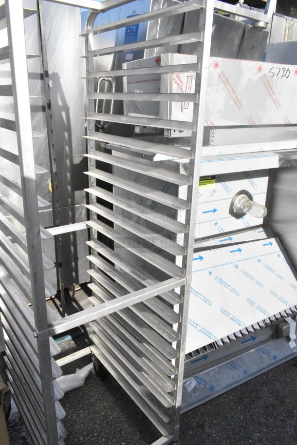 Winco Metal Commercial Pan Transport Rack on Commercial Casters. - Image 3 of 5