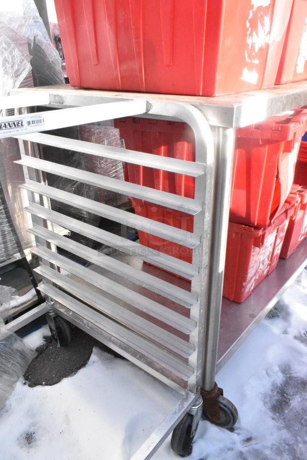Channel ETPR-3S3 Metal Commercial Pan Transport Rack on Commercial Casters. - Image 4 of 6