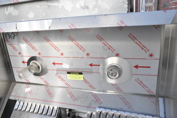BRAND NEW SCRATCH AND DENT! 5' Accurex XXEW-T-60.00-S Stainless Steel Commercial Grease Hood w/ Return Air - Image 4 of 8